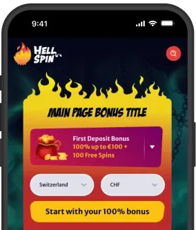 Boni HellSpin für mobile Geräte